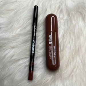 POV Amp It Lip Ampoule & Contour Lip Pencil-Toasted Marshmallow/Charred Cider